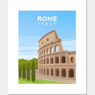 Rome, Italy - The Colosseum Posters and Art